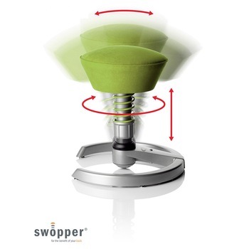 Swopper Air verde de la Hansen. De 3 ori mai multa miscare cu ergonomie 3D, pentru birou si gaming (livrare gratuita) Swopper Air verde de la Hansen. De 3 ori mai multa miscare cu ergonomie 3D, pentru birou si gaming (livrare gratuita)
