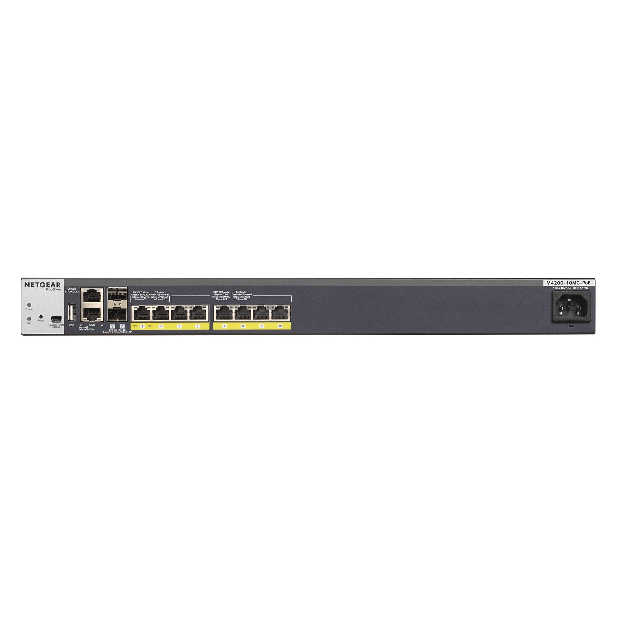 Switch NetGear M4200-10MG, 8 x 2.5G, PoE+