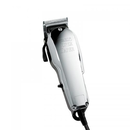 Aparat de tuns profesional cu cablu Wahl Super Taper Chrome, lame 40 mm, 1-3.5 mm, Chrom