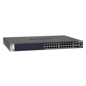 Switch NetGear M4300-28G, 24 x 10/100/1000, SFP+ Switch NetGear M4300-28G, 24 x 10/100/1000, SFP+