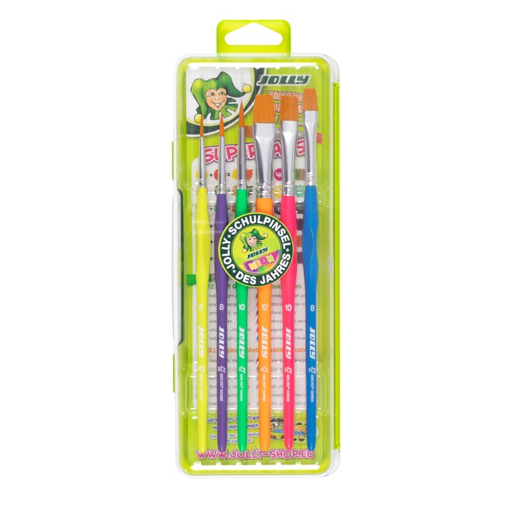 Set 6 pensule par natural Jolly Neon
