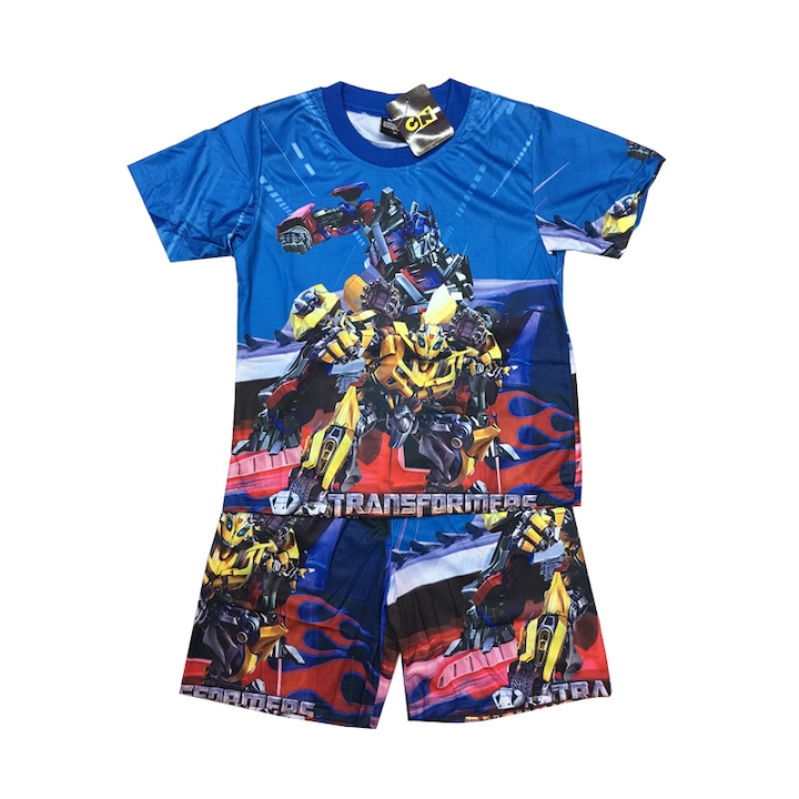 Gyermek póló és nadrág szett, Transformers, kék