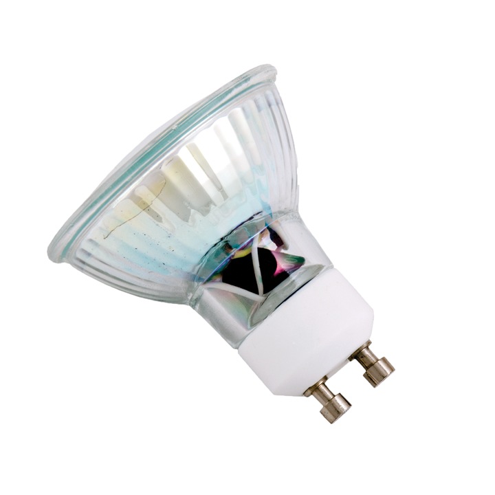 Bec Halogen Spot, 75W, GU10, 220-240V, 1039lm, lumina calda 2800K, IP20