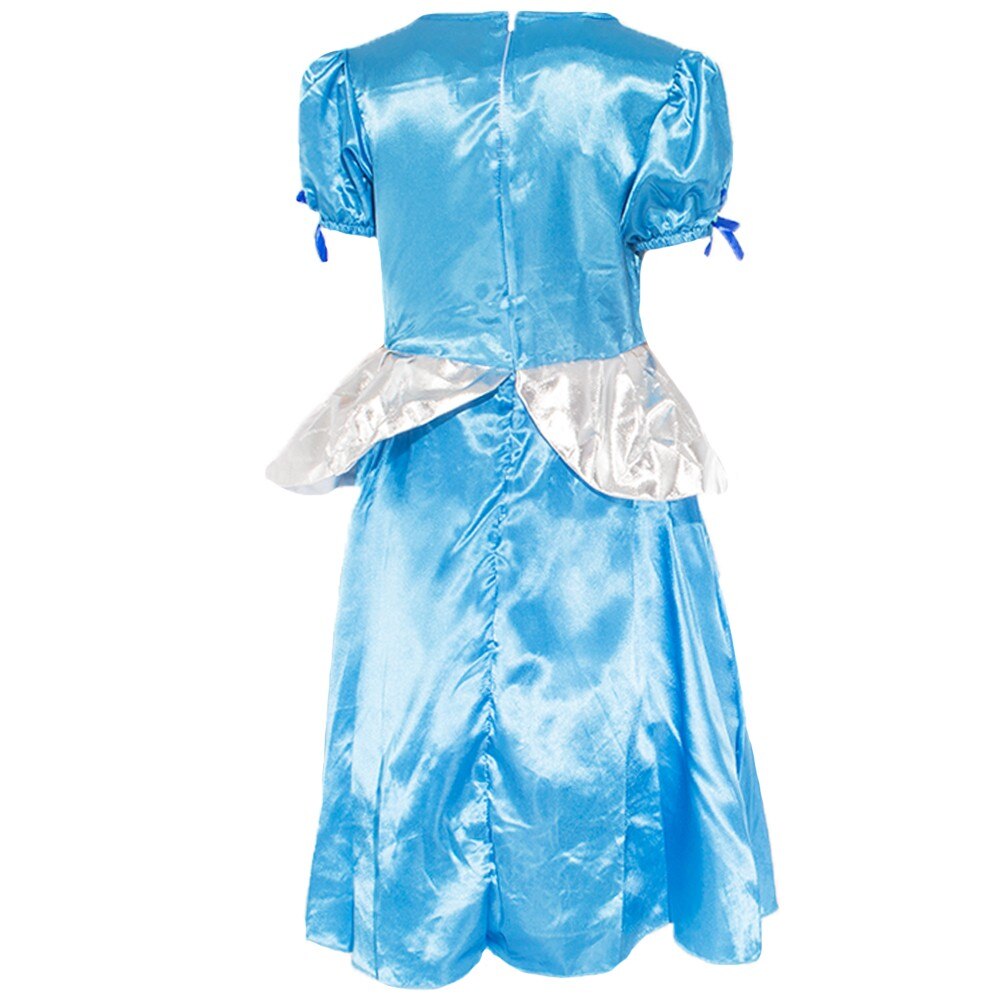 Rochita piatra alba printesa, copii, bleu, 7-10 ani
