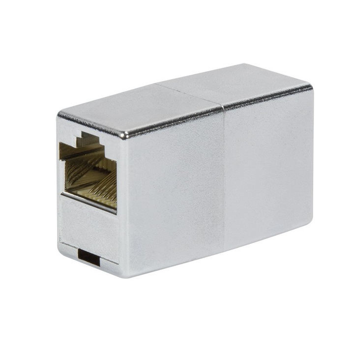 Logilink конектор, RJ45 Mini, 1:1, пластмаса, сив