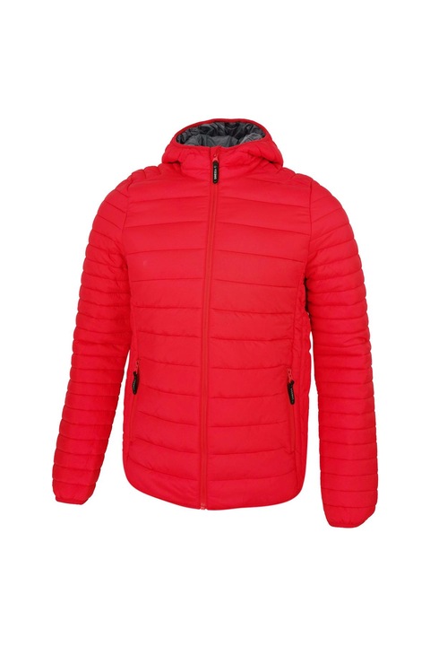 Dressa Sport steppelt férfi könnyű tokba hajtható kapucnis dzseki, Piros