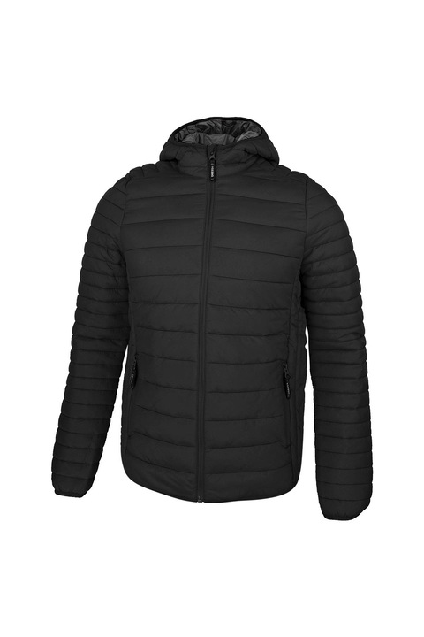 Dressa Sport steppelt férfi könnyű tokba hajtható kapucnis dzseki, Fekete