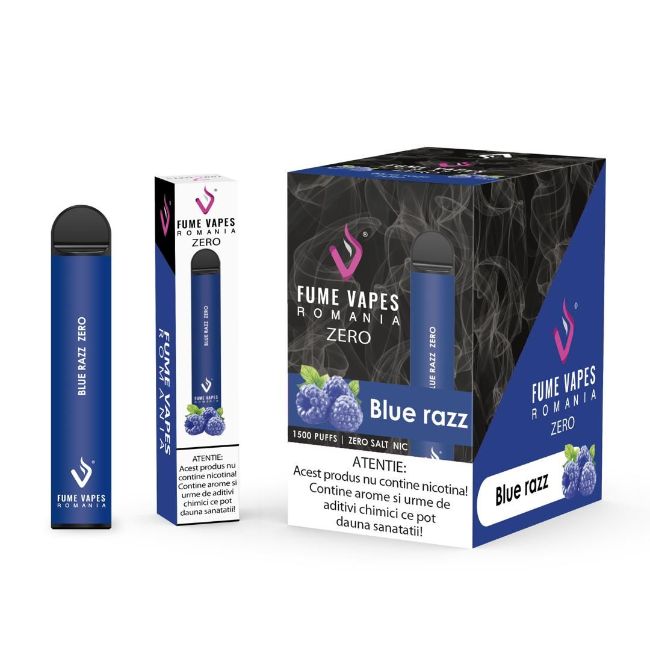 Tigara Electronica Fume Vapes Romania, Zmeura, 6 ml lichid, 0% nicotina