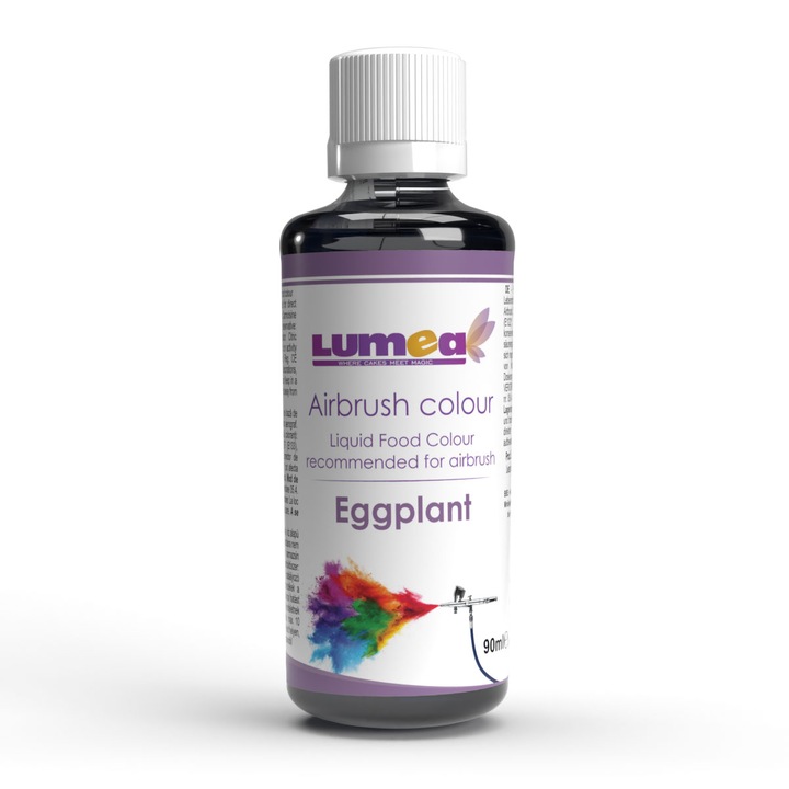 Colorant alimentar lichid pe baza de apa, mov inchis, 90ml - recomandat pentru Aerograf - Lumea