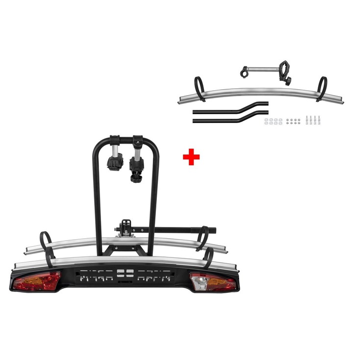 Menabo Merak Rapid Plus kerékpártartó 3 kerékpárhoz, vonóhorogra rögzítéssel