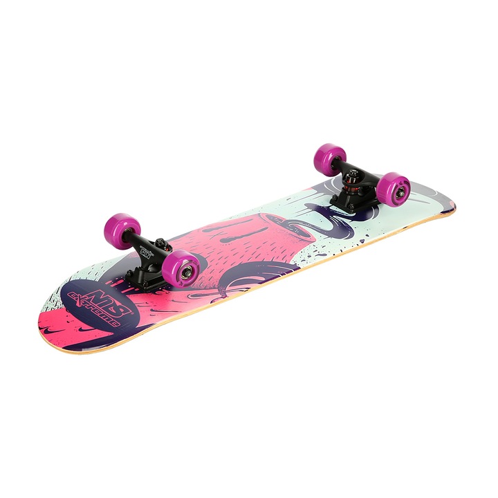 Скейтборд Nils Extreme, CR3108SA Volcano, ABEC-7, 78 x 20 см