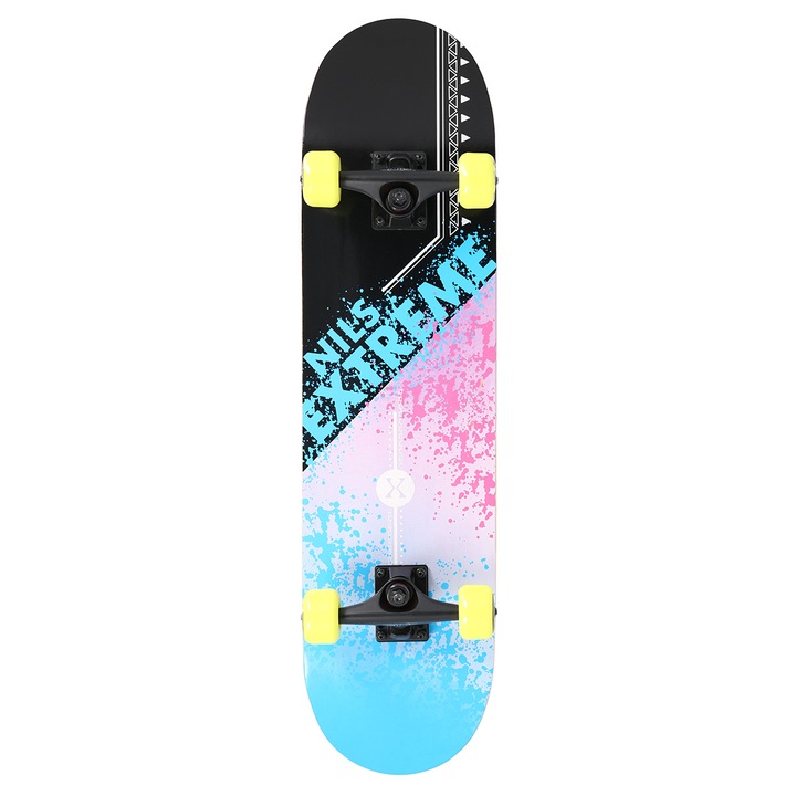 Скейтборд Nils Extreme, CR3108SA Stain, ABEC-7, 78 x 20 см