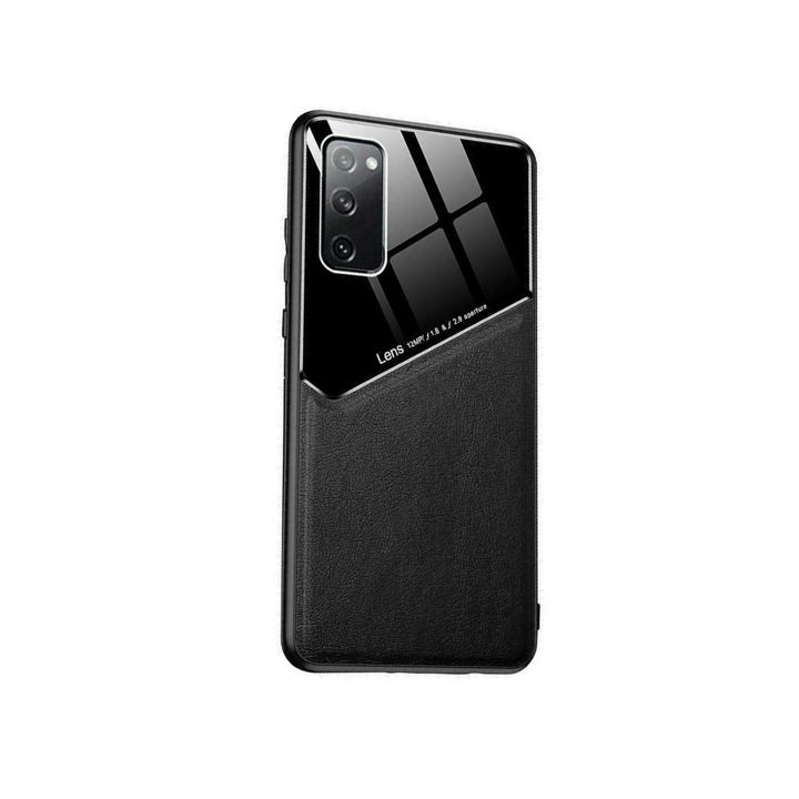Калъф за Samsung Galaxy S22 5G, екологична кожа и TPU, черен, ATX-BBL4502