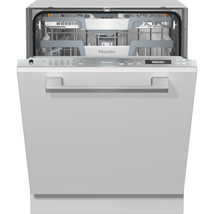 Miele G 7250 SCVi Teljesen beépíthető mosogatógép, 14 teríték, 3D MultiFlex-fiók, ComfortClose, A energiaosztály, Fehér