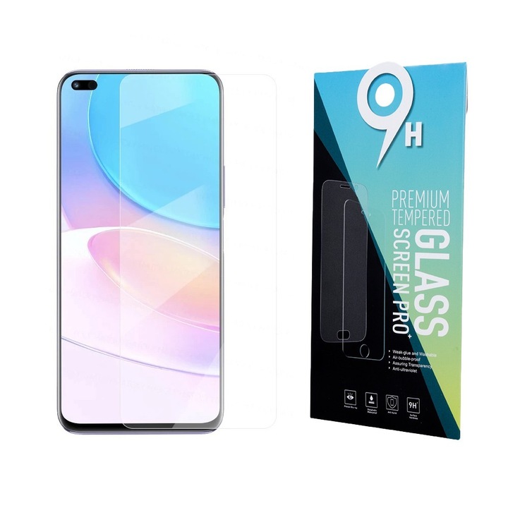 Huawei Nova 8i / Honor 50 Lite üvegfólia, tempered glass, előlapi, edzett, 9H, 0.3mm