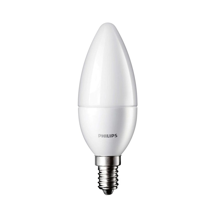 LED крушка PHILIPS, Свещ, 3-25W, 2700K, 250 лумена, 15000 часа, Топла светлина, 2 бр
