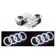 Комплект от 2 LED лампи с лого, Audi A3/A4/A5/A6/A7/Q3/Q5/Q7