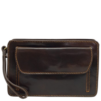 Borseta piele de mana 4505B, piele naturala vachetta, Suveran, maro Borseta piele de mana 4505B, piele naturala vachetta, Suveran, maro
