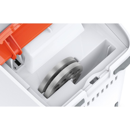 Masina de tocat Bosch MFW3630I, 1600 W, 1.9 Kg/min, Alb/Portocaliu