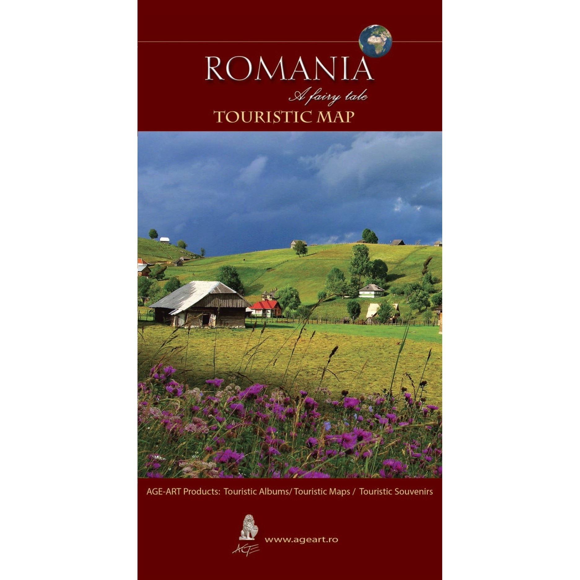 Harta turistica Romania / Romanian touristic map - eMAG.ro