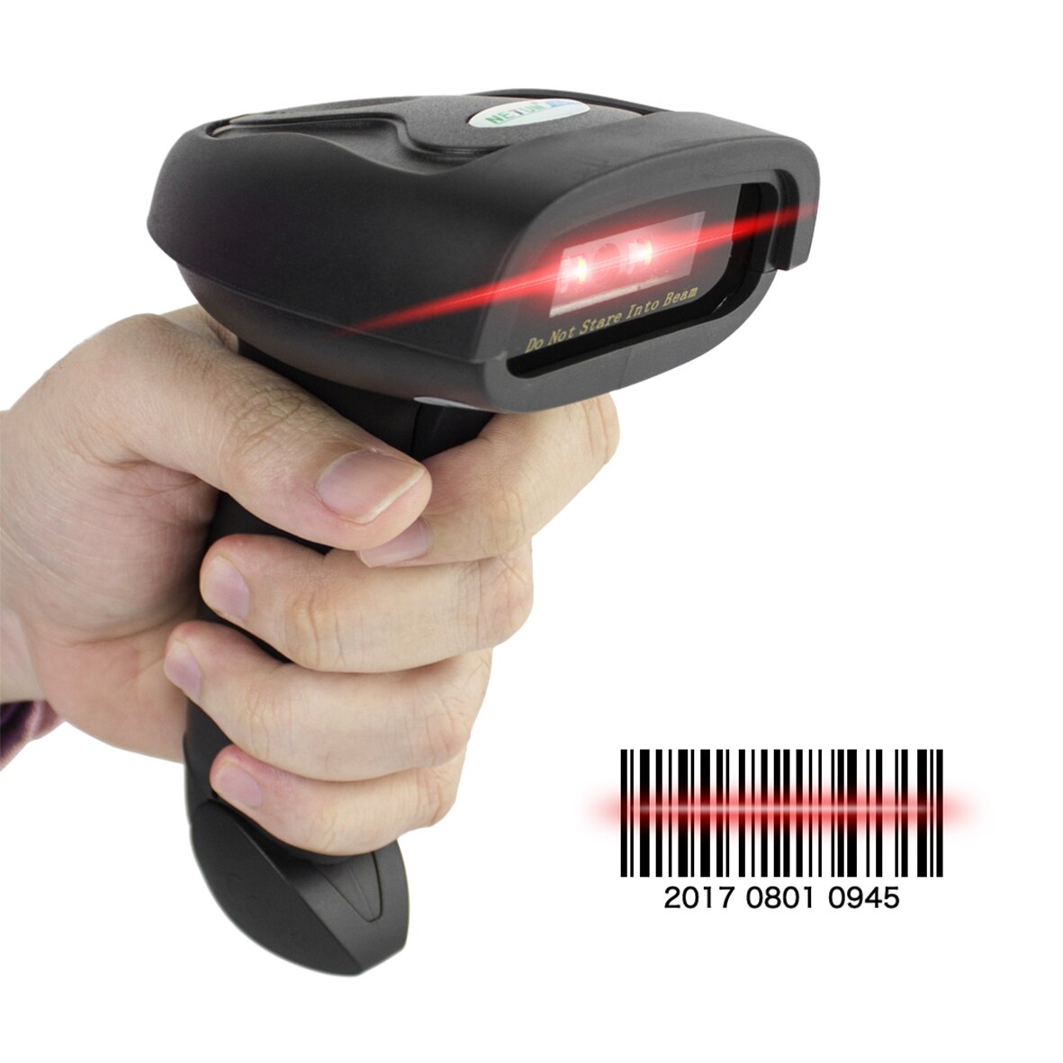 Cititor Scanner Coduri De Bare Cu Laser Ghz Wireless Reincarcabil Usb Acumulator Li Ion