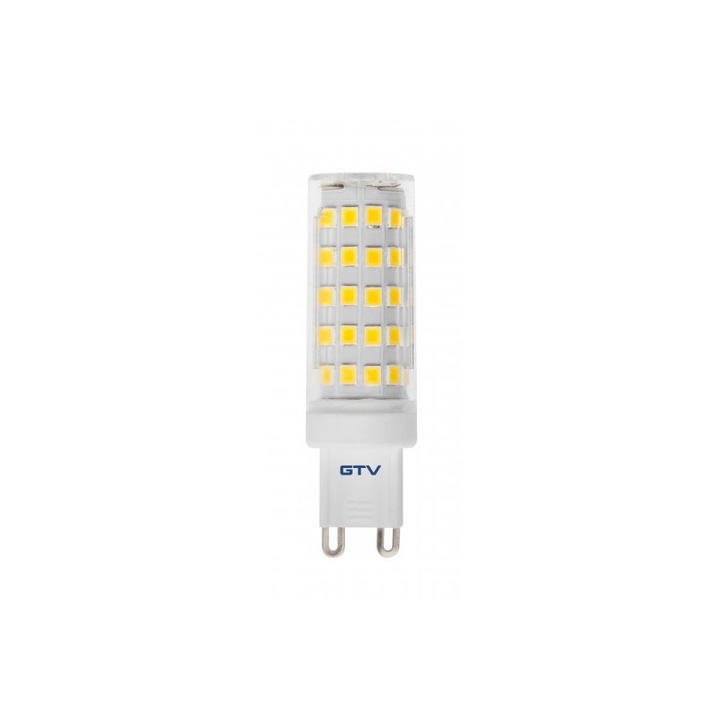 Bec led G9, 6.5W (48W), lumina neutra(4000K), 600 lm, GTV