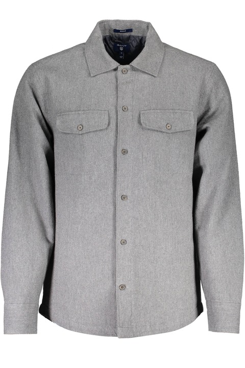 Мъжка риза, GANT, 100% памук, сива, S INTL, 18033004424