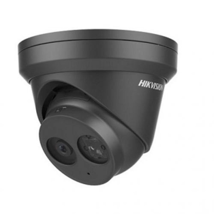 Hikvision IP torony DS-2CD2343G2-IU(2.8mm)(FEKETE) kamera, 4MP, fekete, Acusens