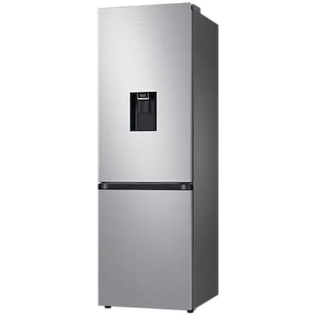 Combina frigorifica Samsung RB34T630ESA/EF, 341 l, No Frost, Compresor Digital Inverter, All around coooling, Dispenser apa, Clasa E, H 185.3 cm, Inox