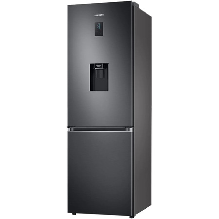 Combina frigorifica Samsung RB34T652EB1/EF, 341 l, No Frost, Compresor Digital Inverter, All around coooling, Wine Shelf, Clasa E, H 185.3 cm, Dark Inox