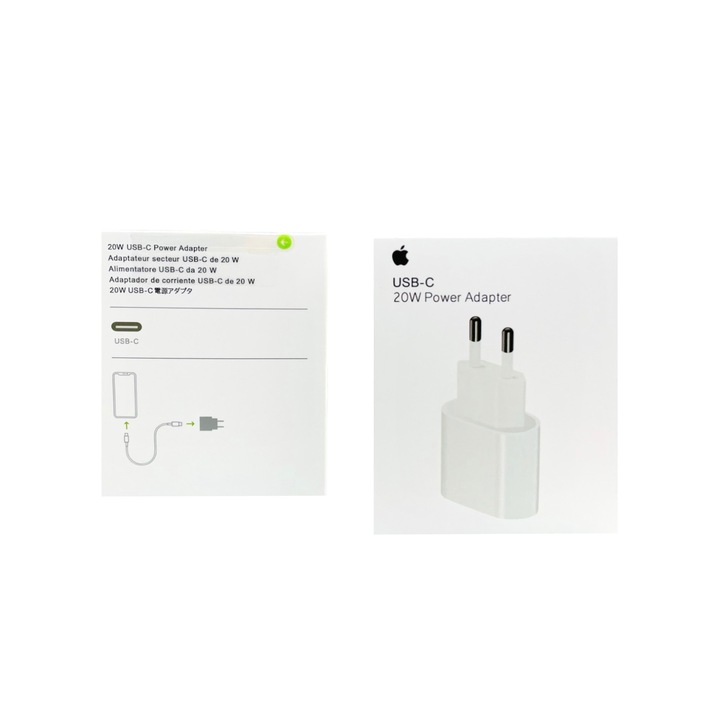 Комплект Fast Charger 20w, кабел за данни 2m USB-C Lightning за iPhone 14,13,12