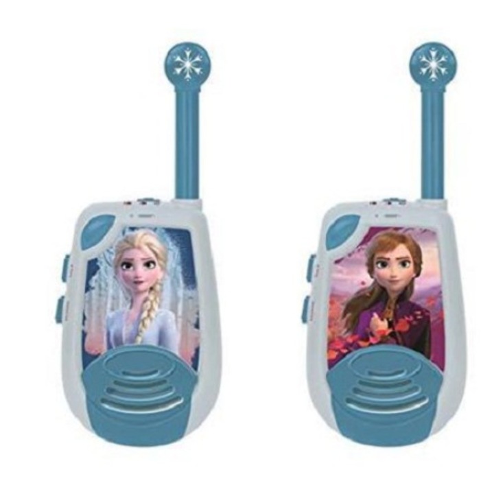 Két Walkie Talkie állomás készlete, Frozen Disney modell, Lexibook