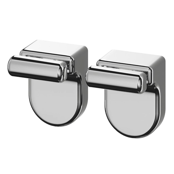 Set 2 Agatatori, Cuier Baie, Zinc Cromat, Sferique