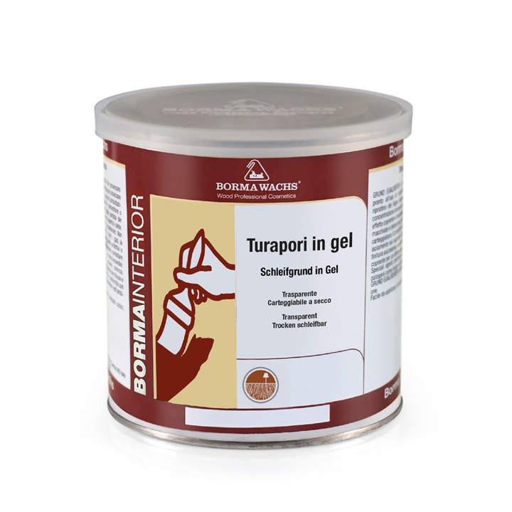 Gel pentru grunduire, Borma Wachs, Base Coat Gel, transparent, 750 ml