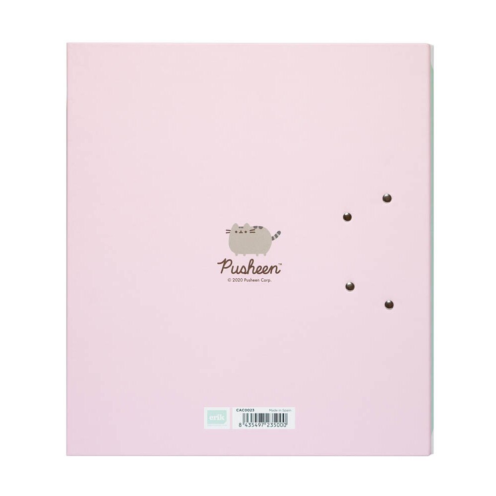 Chemise Cartonnée A4 Pusheen Foodie - Rabats Et Élastiques, 24x34 Cm, Fourniture Bureau Style