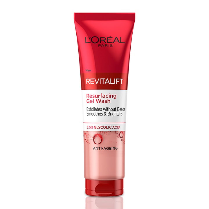 Gel de curatare L’Oreal Paris Revitalift cu 3.5% acid glicolic, 150 ml