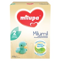 Lapte formula de continuare Milupa Milumil 2, 600g, de la 6 luni