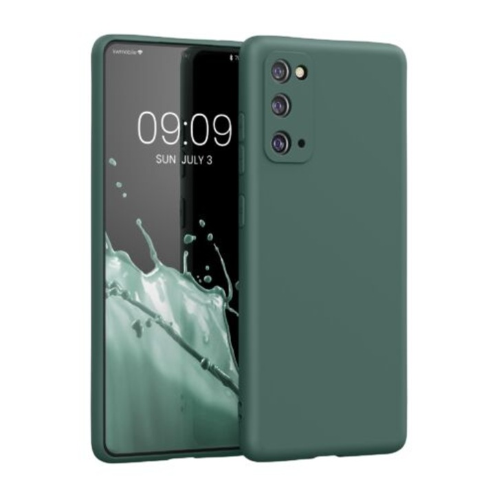 Telefontok Samsung Galaxy S20 FE, szilikon, zöld, 56682.166, kwmobile, 56682.166, kwmobile
