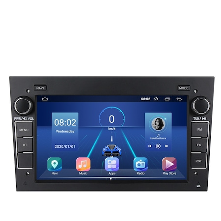 Navigatie Navi-it, 4 GB RAM, 64 GB ROM, DSP, IPS, PX5 Android 10, Pentru OPEL ASTRA H, Vectra C, Zafira, Antara, Corsa, Meriva, Signum, Culoare Negru, Display 7 inch