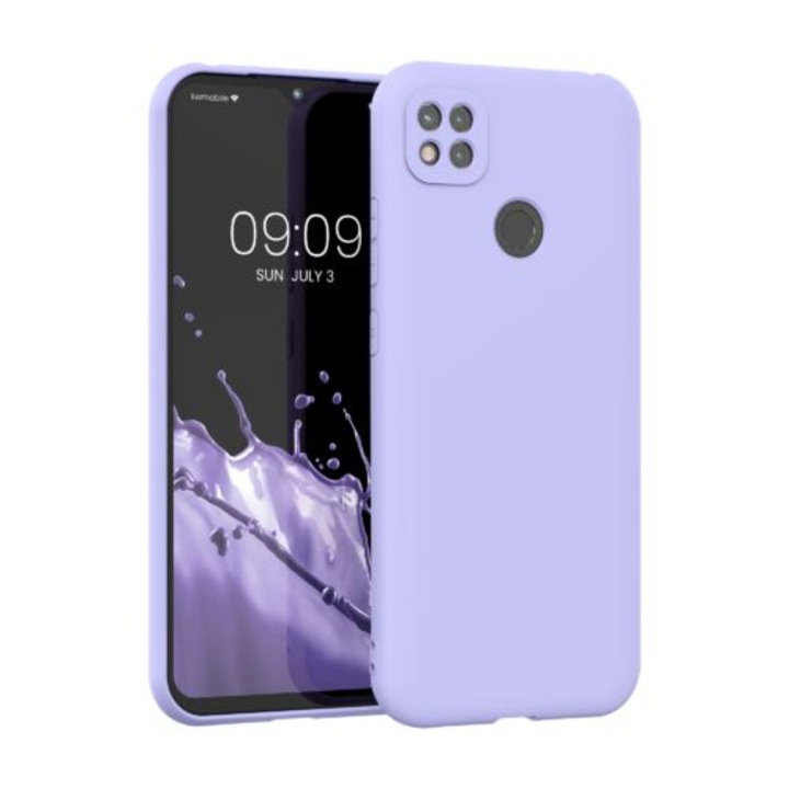 Кейс за Xiaomi Redmi 9C, Силиконов, Лилав, 56565.108, Kwmobile