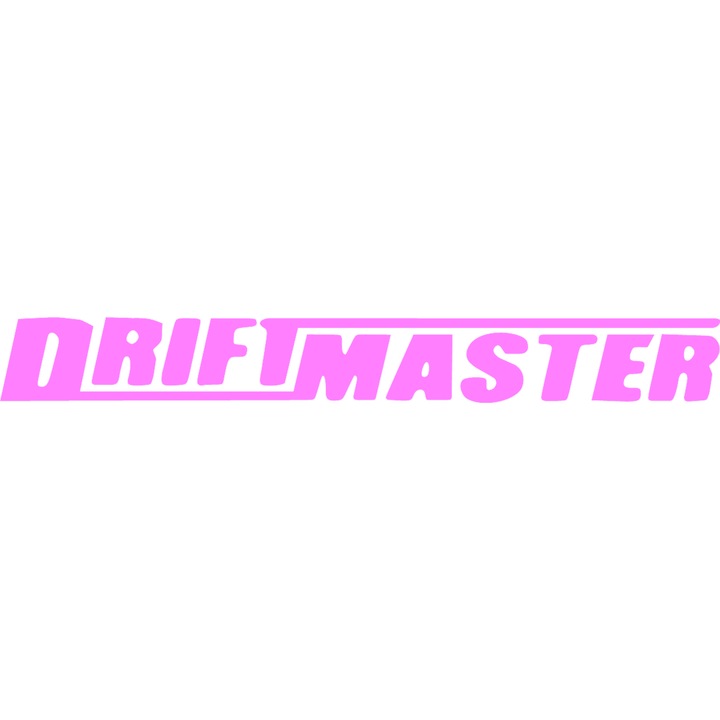Sticker auto ''Drift master'', 18x3 cm, Roz