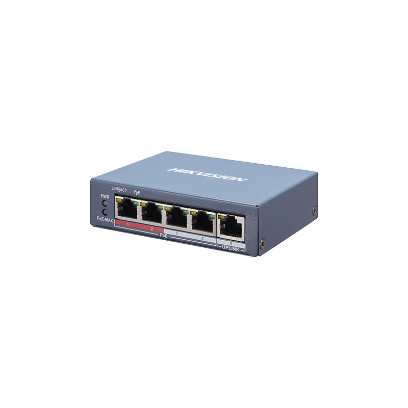 Превключвател 4 Poe порта, 1 Rj45 Uplink порт, интелигентно управление ...