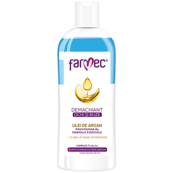 Demachiant pentru ochi si buze Farmec, 150 ml