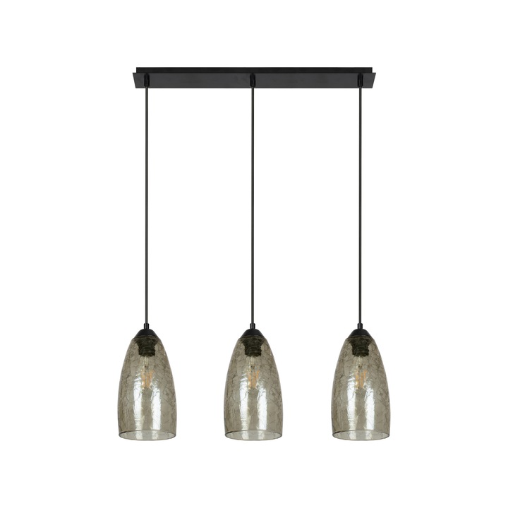 Пендел Lightstyle Торино 120-6-FU, 3xE27, Черен