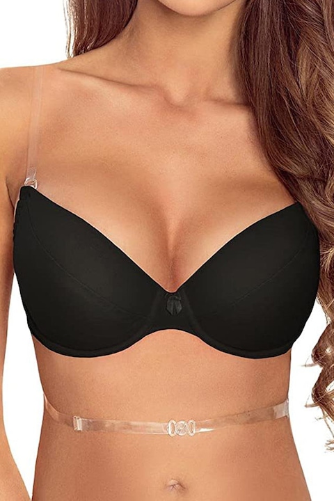 Sutien cu efect push-up dama Vivisence, Negru