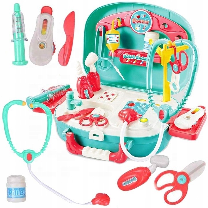 Set trusa de doctor, 3 ani +, Multicolor