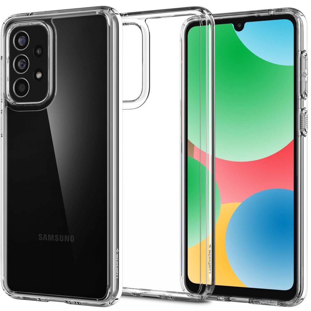 Husa Premium Spigen Ultra Hybrid, Compatibila Cu Samsung Galaxy A33 5g, Crystal Clear