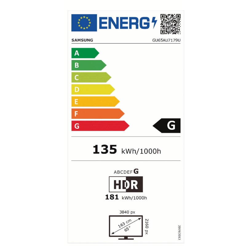 Televizor LED SAMSUNG GU65AU7179UXZG, Smart TV 4K UHD, compatibil cu