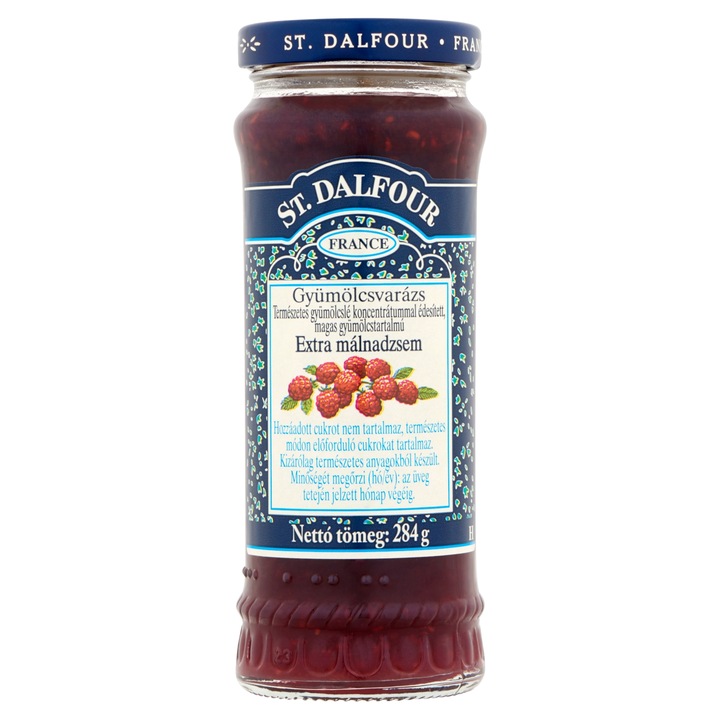 St. Dalfour Gyümölcsvarázs extra málnadzsem, 284 g