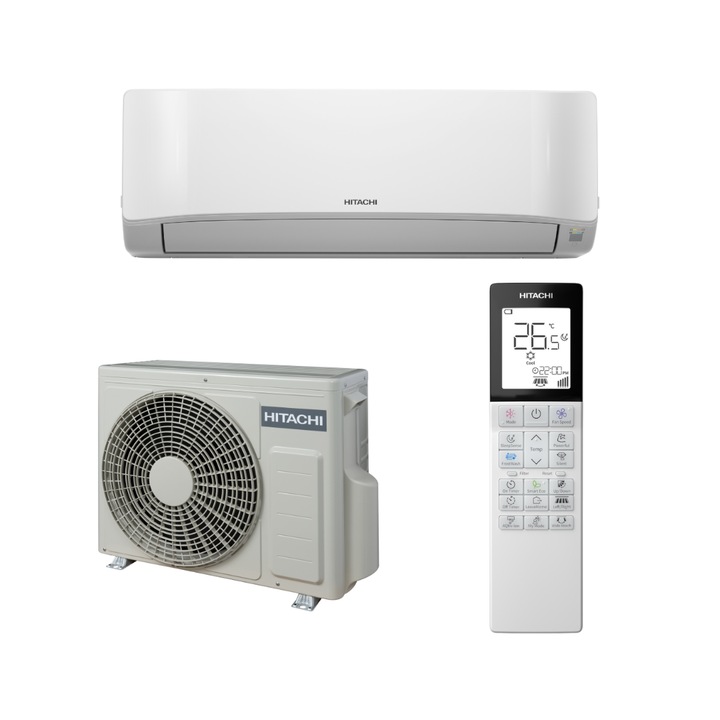 Aparat de aer conditionat Hitachi AIRHOME 400, 18000 btu/h, RAK-DJ50PHAE/RAC-DJ50PHAE